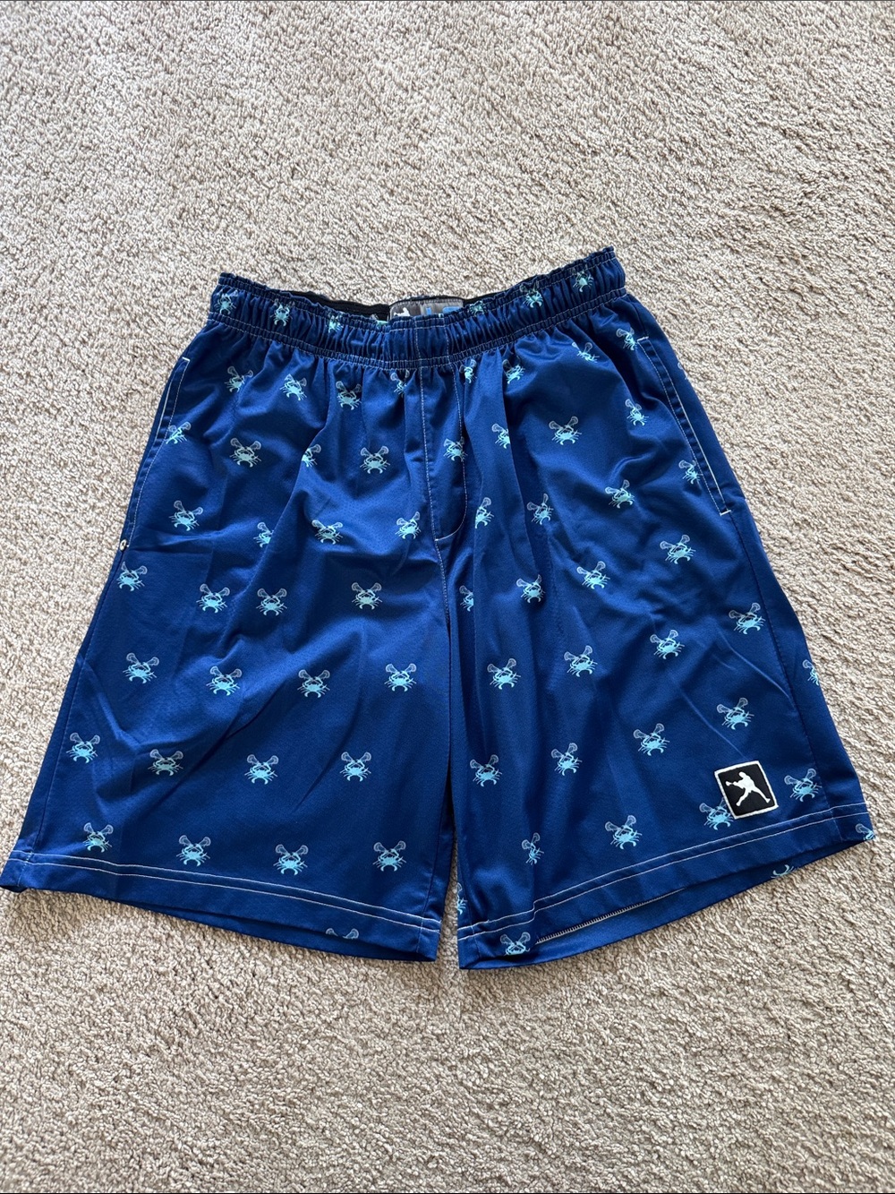 Men’s Lacrosse Unlimited Blue Crab with Lacrosse Sticks